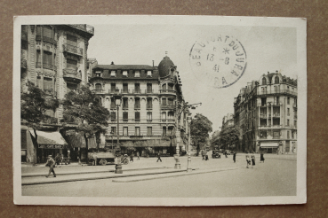 Ansichtskarte AK Lyon 1941 Place Jules Ferry Boulevard des Belges Geschäfte Cafe Auto Architektur Ortsansicht Frankreich France 69M Metropole de Lyon